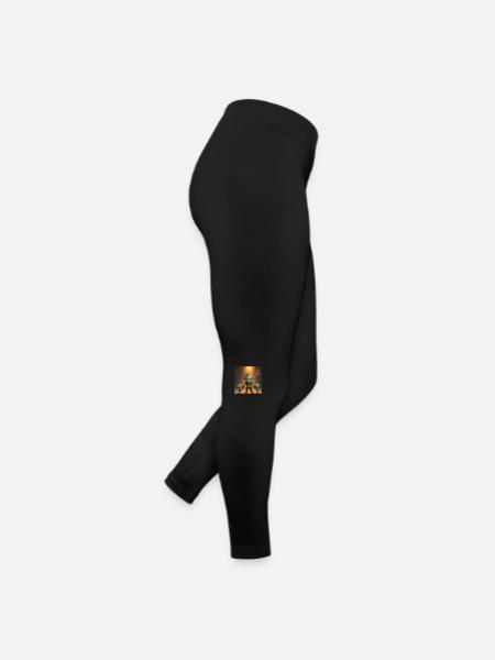 Goblin Familie - Frauen Jersey Leggings - Schwarz - Rechts