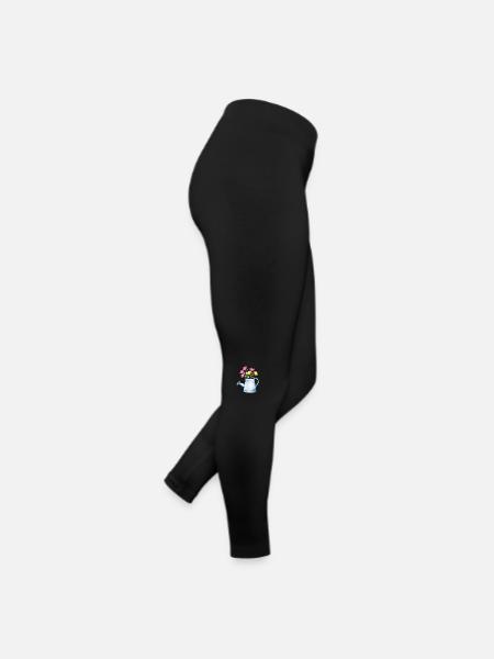 Flower Hobby Gardener Gardener Gift Flowers Garden - Women’s Jersey Leggings - black - Right