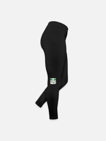 Shared rhythm - Women’s Jersey Leggings - black - Right