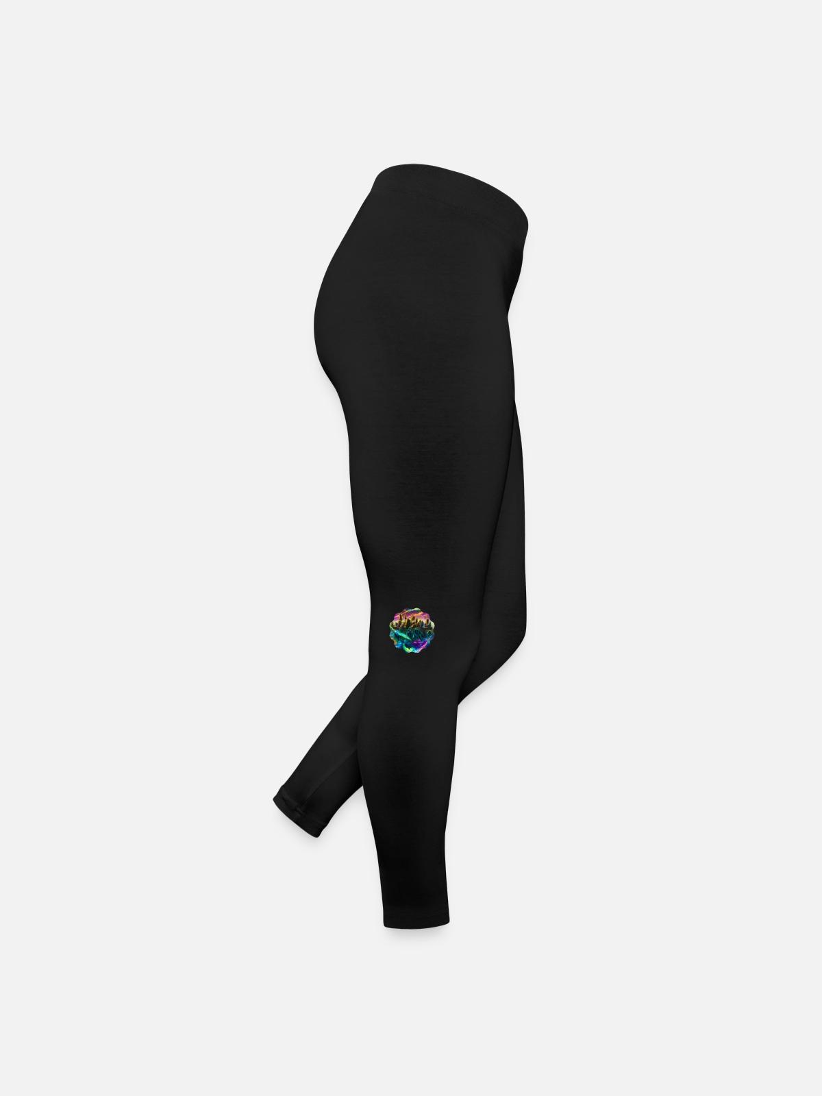 Landscape - Women’s Jersey Leggings - black - Right