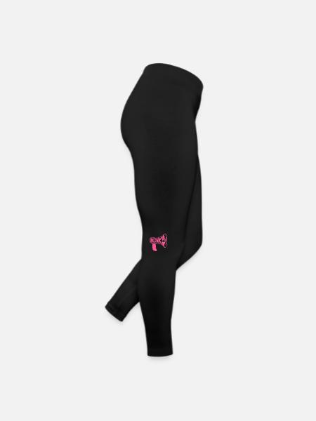 honk - Frauen Jersey Leggings - Schwarz - Rechts
