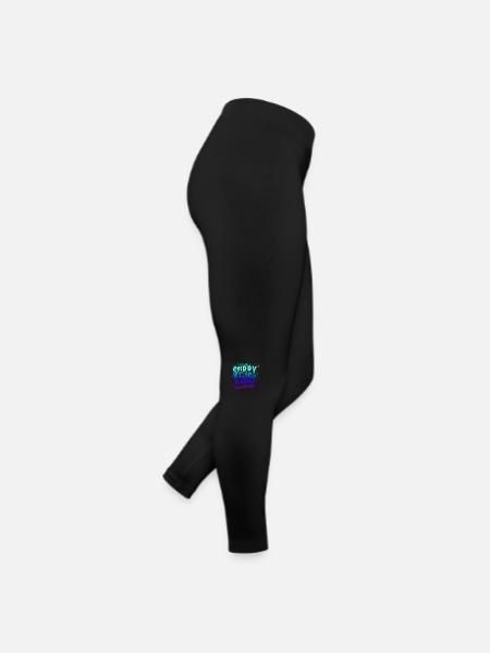 Entschuldigung Traumfänger Logo psychische Gesundheit Zitat lustig - Frauen Jersey Leggings - Schwarz - Rechts