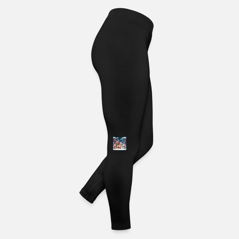 Animaux de noël - Legging en jersey Femme - noir