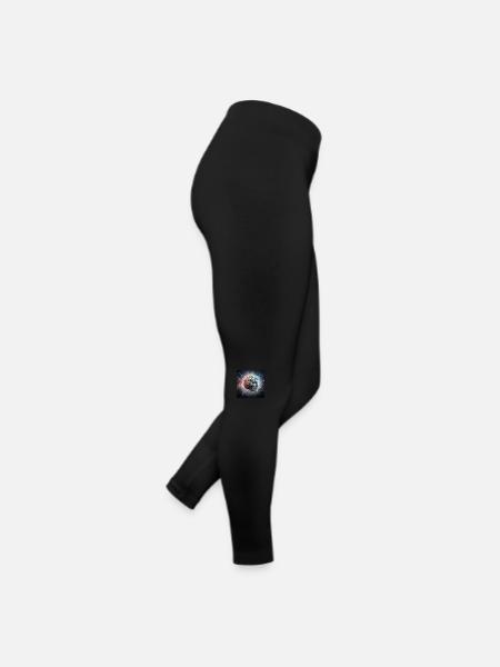 Image 3 - Legging en jersey Femme - noir - Droite