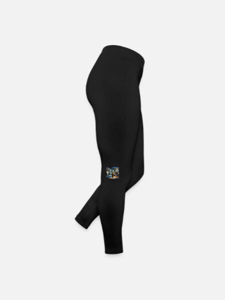 Image 14 - Legging en jersey Femme - noir - Droite