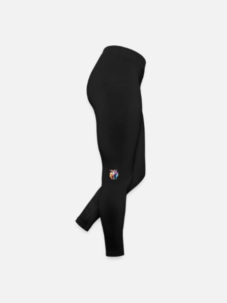 Ziege, Ziege - Frauen Jersey Leggings - Schwarz - Rechts