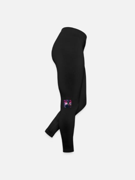 Buddha - Frauen Jersey Leggings - Schwarz - Rechts