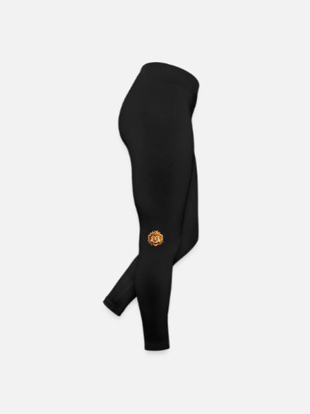 Löwe - Frauen Jersey Leggings - Schwarz - Rechts