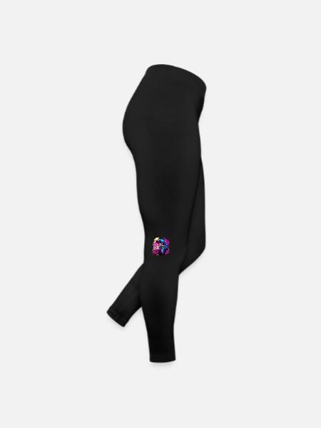 Graffitti Girl - Women’s Jersey Leggings - black - Right
