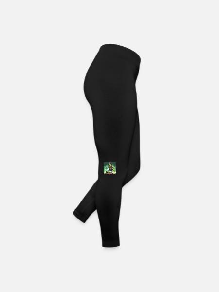 Drunkenstein's Monster lustiges Wortspiel - Frauen Jersey Leggings - Schwarz - Rechts