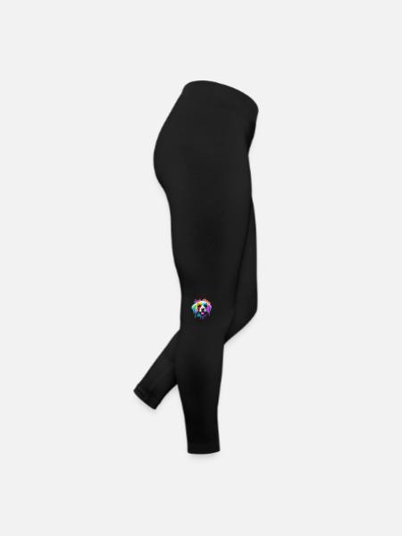 Propriétaires de chiens Golden Retriever Chiens Chiot - Legging en jersey Femme - noir - Droite