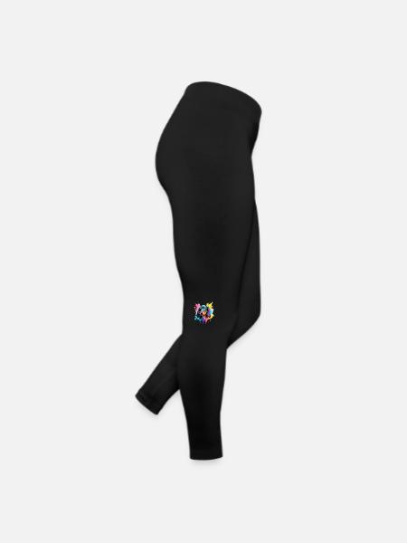 Dachshund Hund Dackelwelpe Hundehalter Hunde - Frauen Jersey Leggings - Schwarz - Rechts