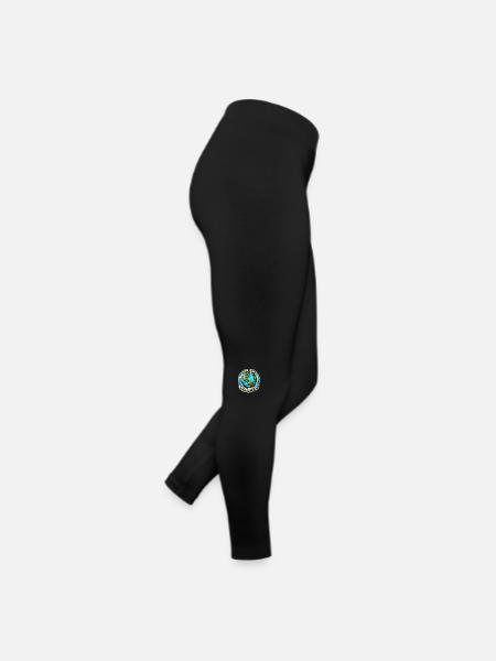 Explore Earth - Earth Illustration - Women’s Jersey Leggings - black - Right