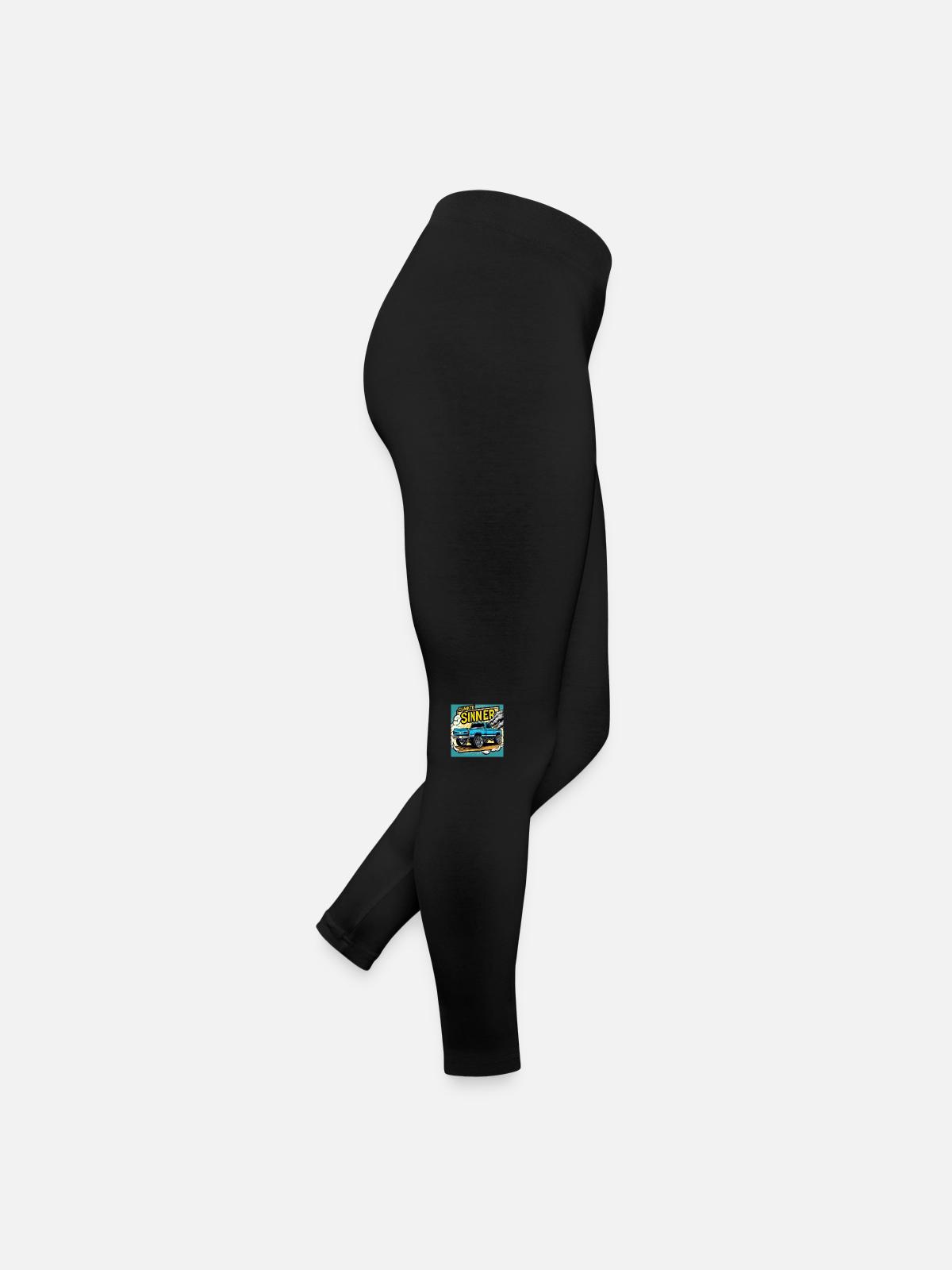 Climate sinner - Women’s Jersey Leggings - black - Right