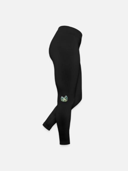 Landscape - Illustration - Women’s Jersey Leggings - black - Right