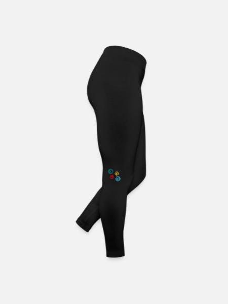 HAPPY BIRTHDAY. JOYEUX ANNIVERSAIRE. ANNIVERSAIRE. - Legging en jersey Femme - noir - Droite