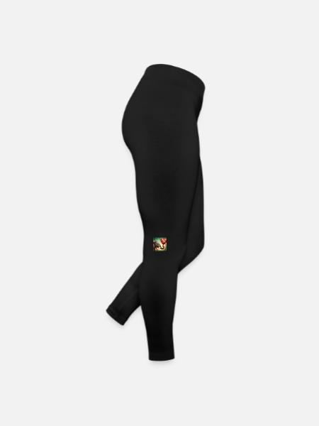 Elephant Love - Women’s Jersey Leggings - black - Right