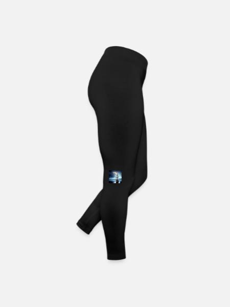 Voyager - Legging en jersey Femme - noir - Droite