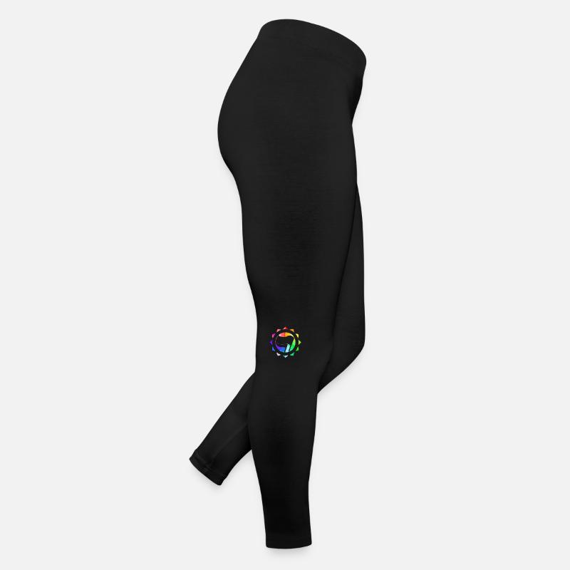 REGENBOGEN BUNT ANTIFASCHISTISCH Frauen Jersey Leggings