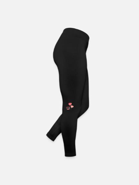 Love is in the air - Women’s Jersey Leggings - black - Right