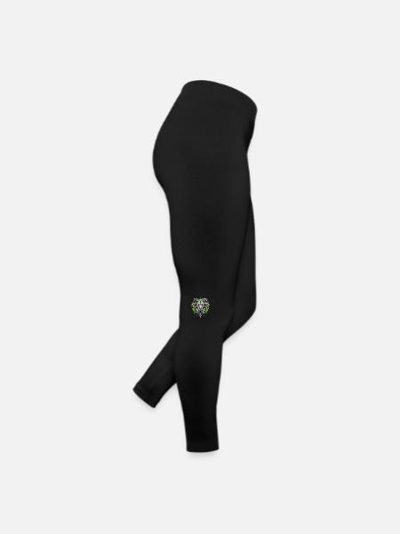 Ziege - Frauen Jersey Leggings - Schwarz - Rechts