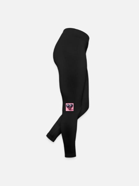 Heart of Iron - Women’s Jersey Leggings - black - Right