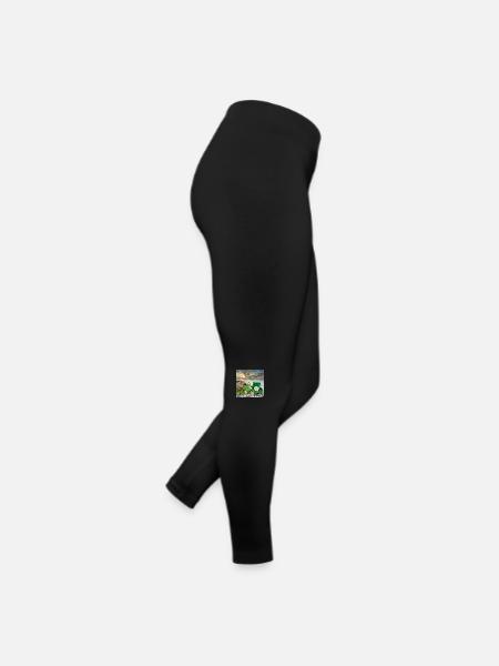 St. Patrick's Day - Women’s Jersey Leggings - black - Right