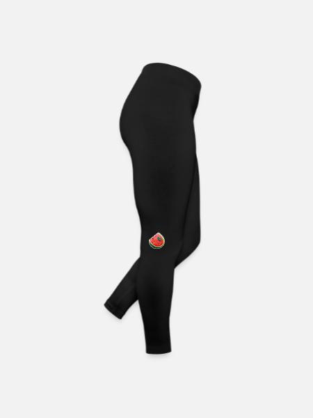 Watermelon - Women’s Jersey Leggings - black - Right
