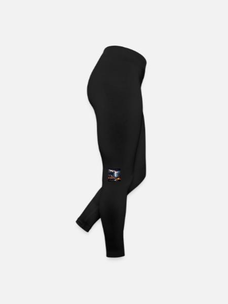 Apokalypse - Frauen Jersey Leggings - Schwarz - Rechts