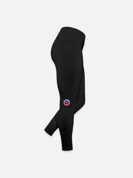 Wir lieben die Erde - Frauen Jersey Leggings - Schwarz - Rechts