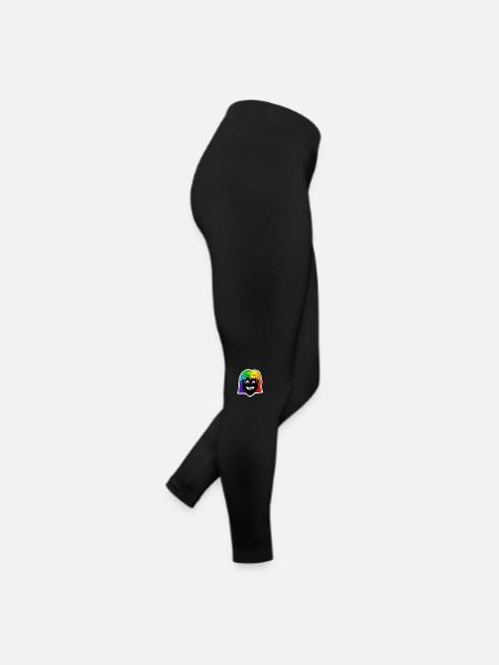 Big Grin : Fierté queer collante - Legging en jersey Femme - noir - Droite