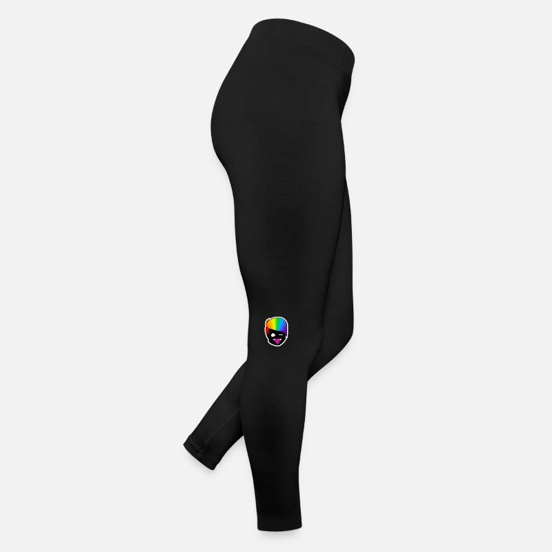 Langue clin d’œil : Collant Queer Pride - Legging en jersey Femme - noir