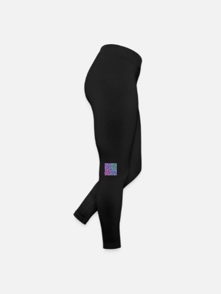 F44 - Legging en jersey Femme - noir - Droite
