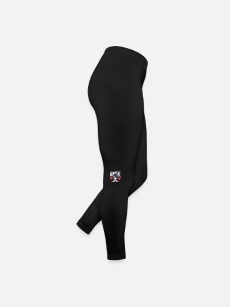 Yandere Simple Woman - Frauen Jersey Leggings - Schwarz - Rechts