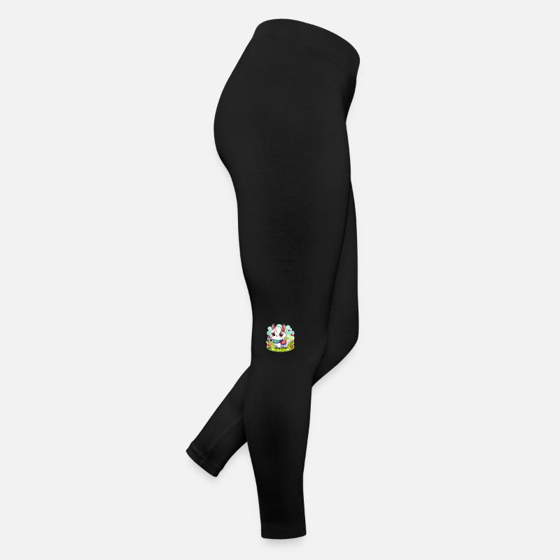 Sweet llama - Women’s Jersey Leggings - black