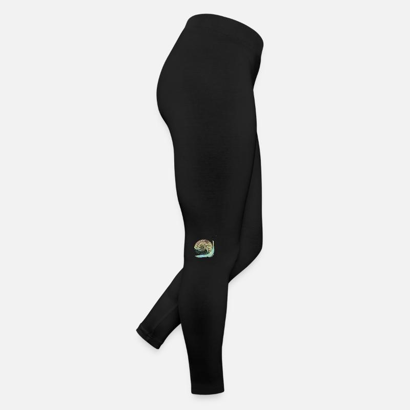 Ślimak Damskie legginsy z dżerseju