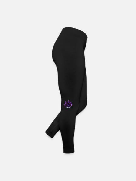 Kawaiioween 2 - Women’s Jersey Leggings - black - Right