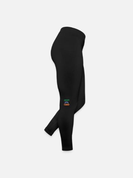Gamer-Kader - Frauen Jersey Leggings - Schwarz - Rechts