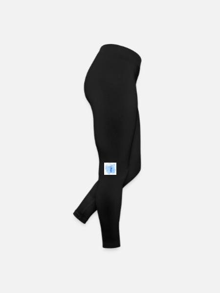 Celestial Finger - Women’s Jersey Leggings - black - Right