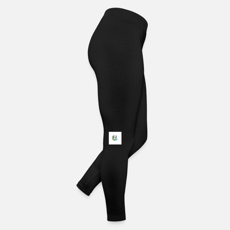 Bunter Hund - Frauen Jersey Leggings - Schwarz