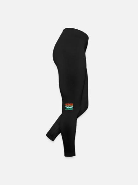 Infirmière adorable - Legging en jersey Femme - noir - Droite
