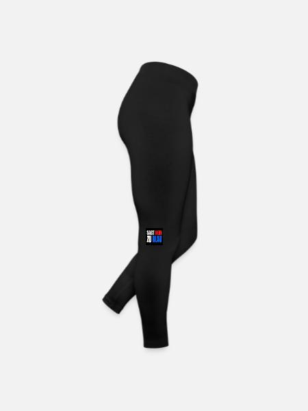 dit non au bleu - Legging en jersey Femme - noir - Droite