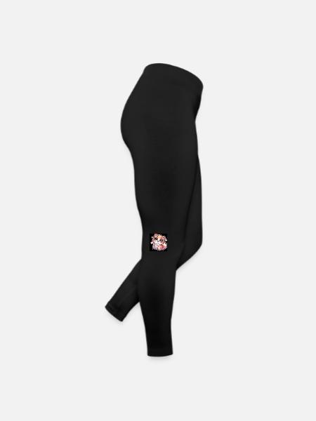 Chat mignon - Legging en jersey Femme - noir - Droite