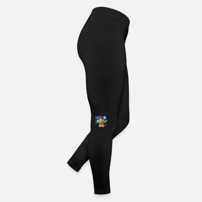 Goldendoodle Golden Doodle Van Gogh Legging en jersey Femme
