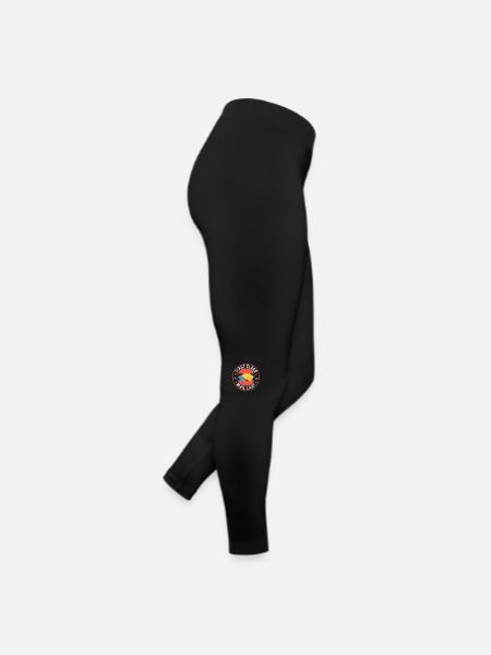 First Class Mail Lady Mail Postal Worker - Frauen Jersey Leggings - Schwarz - Rechts