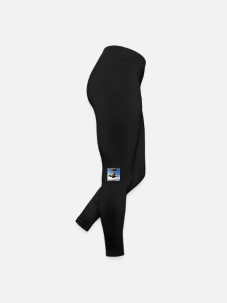 Sloth Wanderer Parachutist - Women’s Jersey Leggings - black - Right
