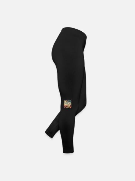 file Wkgycs11qHftZZGRDBoUW1 - Frauen Jersey Leggings - Schwarz - Rechts