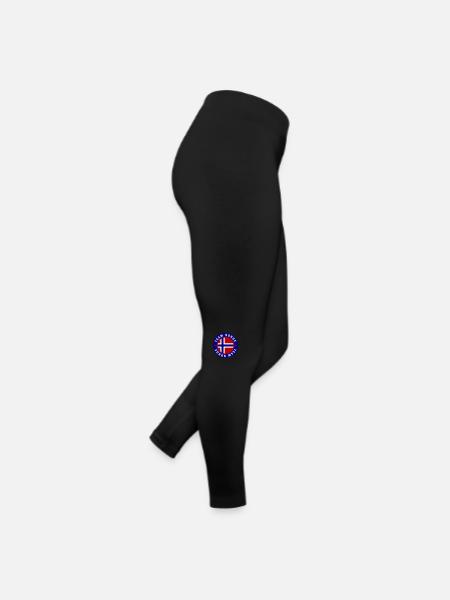 Norge Team Norway - Legging en jersey Femme - noir - Droite