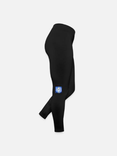 Herzengel Stressfrei - Frauen Jersey Leggings - Schwarz - Rechts