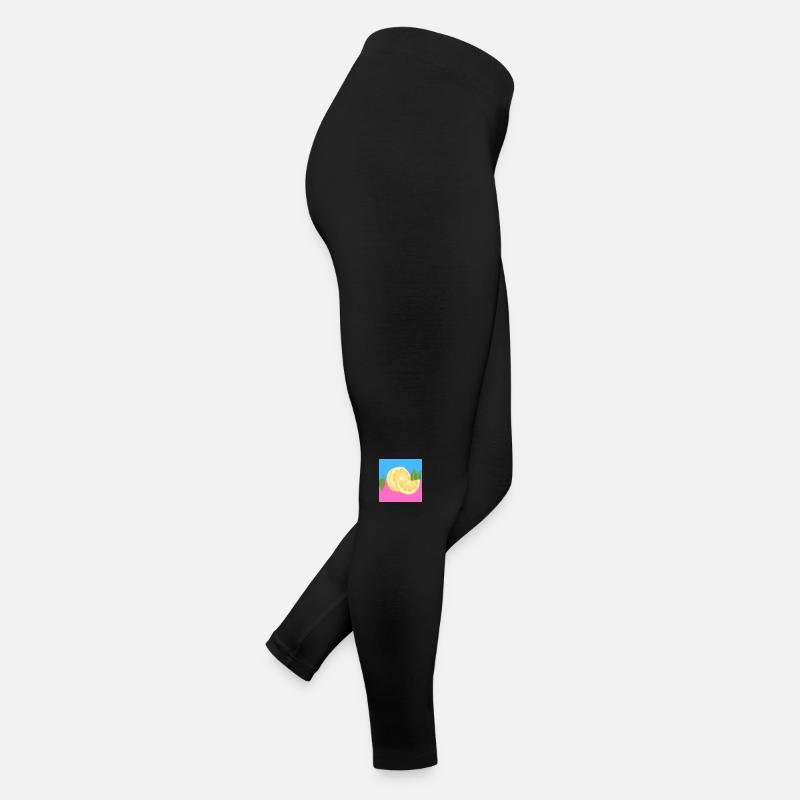 Citron rose et bleu Legging en jersey Femme